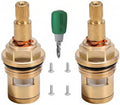 Brass Faucet Cartridge Replacement Kit M20 x 1.5 Ceramic Valve Pair by Unknown