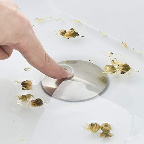 Bathroom Sink Drain with Strainer Basket Hair Catcher Anti-Explosion Anti Clog - Image 4