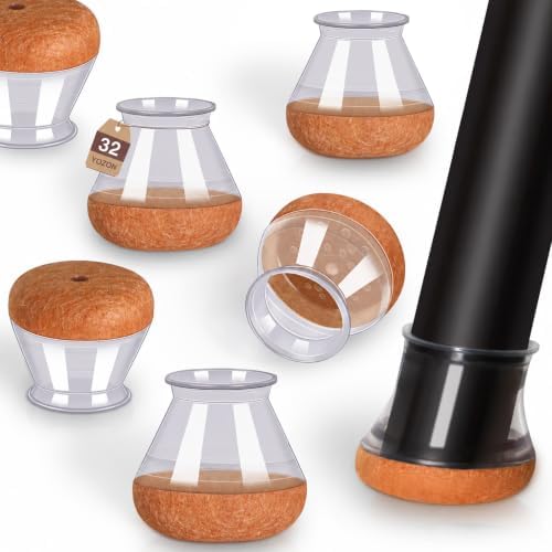 YOZON Chair Leg Floor Protectors Felt Furniture Pads Silicone Caps by yozon