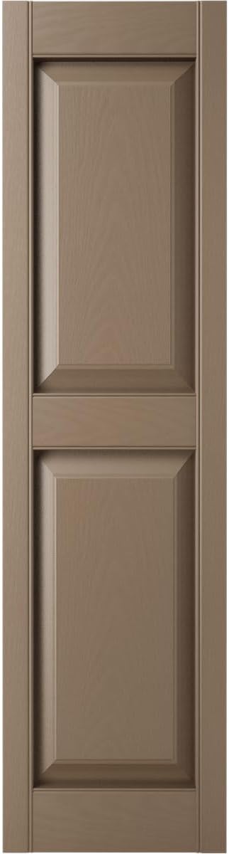 14.75 in. W x 59 in. H Builders Edge, Standard Two Equal Panels, Raised Panel - Image 2