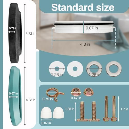 MONST 42138 RV Toilet Base Kit, RV Toilet Parts - Image 7