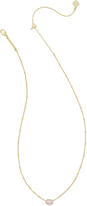 Kendra Scott Mini Elisa 14k Gold-Plated Satellite Short Pendant Necklace, Fashion Jewelry for Women
