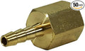 1/8" Brass Hose Barb Rigid Female Adapter by Unknown
