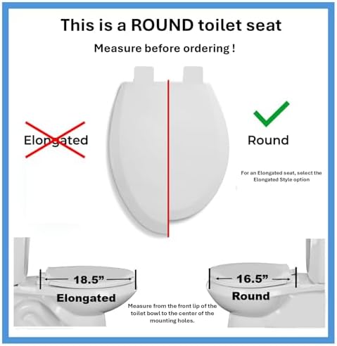 2Q1R6-40 Builder Grade Slow Close Plastic Toilet Seat - Image 2