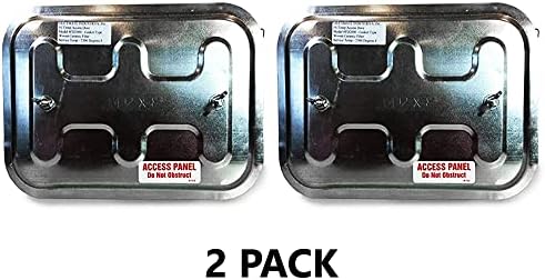 10" x 6" Galvanized Hi-Temp Flat Sandwich Grease Duct Access Door - Image 2