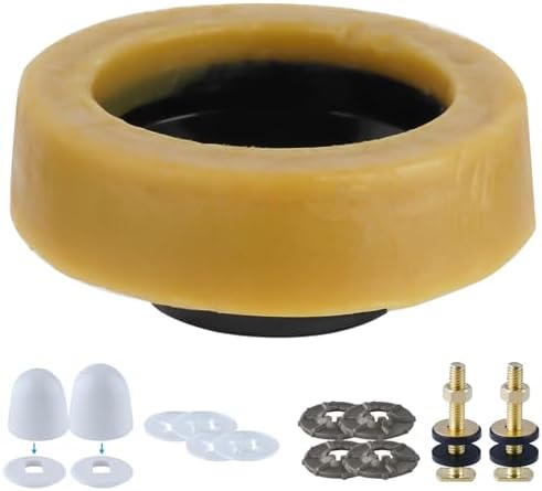 Hibbent Extra Thick Toilet Wax Ring, Toilet Bowl Wax Seal by Hibbent