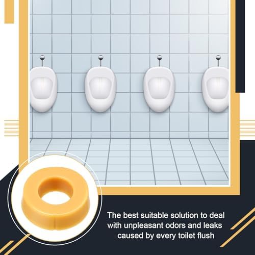 Marsui 4 Pack Urinal Wax Ring 2 Inch Thick Toilet Bowl Wax Ring Gasket Seal - Image 6