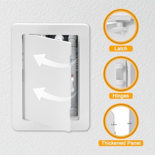Suteck Access Panel for Drywall 6 x 9 Inch, Ceiling&Plumbing Access Door - Image 5