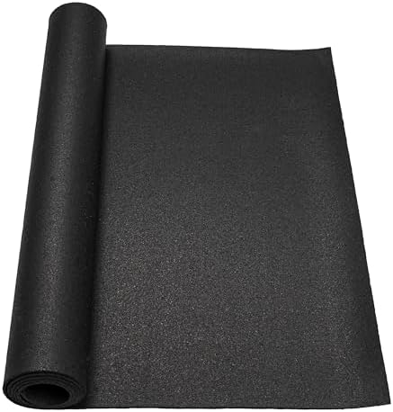 MSI Rubber Utility Mat 36in. x 60in. Black Non-Slip Floor Mat Tile - Image 7