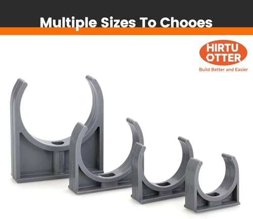 U-Shaped PVC Pipe Clamps Hanger White 32mm/1.26" - Image 5