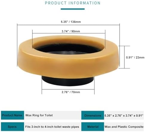 Heavy-Duty Butter Wax Ring Kit - Image 2