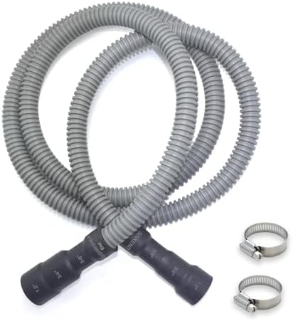 TTFLEX 12 FT Dishwasher Drain Hose, Flexible Dishwasher Discharge Hose by TTFLEX