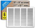 Fits 20x14 Duct Opening | Steel Return Air Grille by Handua | Vent Cover Grill by Handua