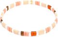 Sonateomber Tila Flat Beaded Stretch Bracelets for Women, Trendy Unique Colorful Square Beads Handmade Stack Bracelet Friendship Accessories Fashion Jewelry Gift