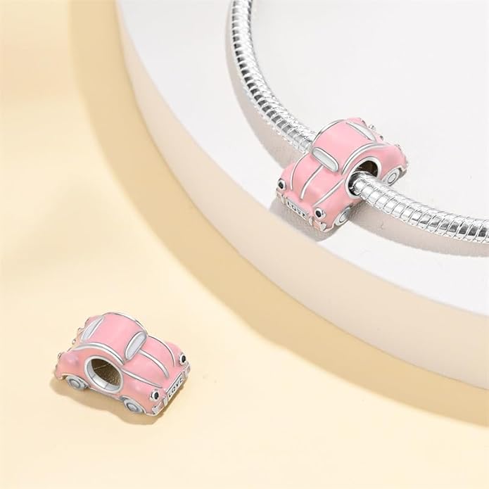 LIGHTDOG 925 Sterling Silver Charm fits Pandora Charm Bracelet Necklaces Pendant Bead Charms Jewelry Gift for Women Family Friends