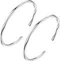 925 Sterling Silver Cuff Bangle Bracelets Adjustable Jewelry Fashion Simple Open Bangles Cuff Jewelry for Women Mom Wife Mothers Day Valentine Gift