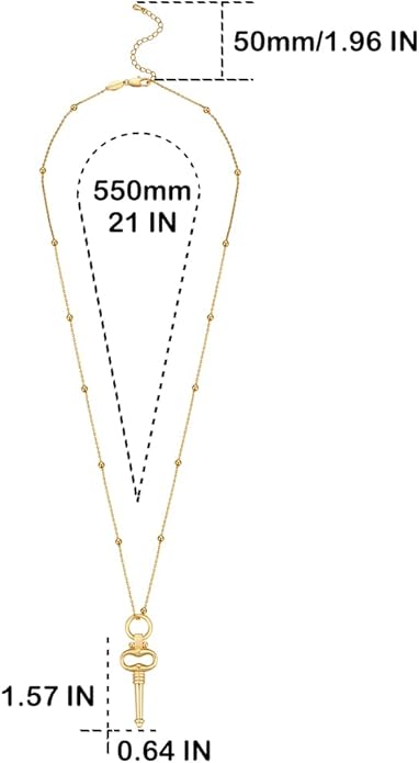 Dainty Layered Choker Necklace 18k gold Plated Y Pendant Commemorative coin Necklace Multilayer Bar Disc Necklace Adjustable Layering Choker Necklaces fashion jewelry for Women Girls