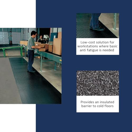NoTrax 418 Diamond Tred™ 6' x 60' x 5/8" Anti Fatigue Mat - Image 4