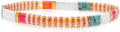 Sonateomber Tila Flat Beaded Stretch Bracelets for Women, Trendy Unique Colorful Square Beads Handmade Stack Bracelet Friendship Accessories Fashion Jewelry Gift