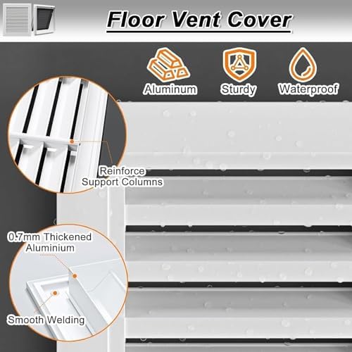 Floor Vent Cover 12 x 32 Air Vent Cover - Image 4