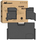 Nilight TPE Floor Mats for Ford F150 F-150 SuperCrew Crew Cab Bucket Seat by Nilight