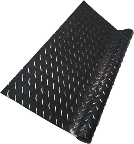 Premium Garage Floor Mat Black 0.6×6m, Solid Commercial Grade Heavy Duty by Unknown