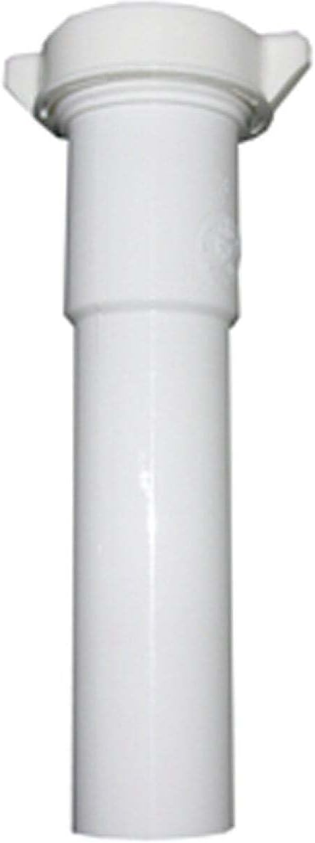 LASCO 03-4325 White Plastic Tubular 1-1/2-Inch by 12-Inch Slip Joint Extension by LASCO