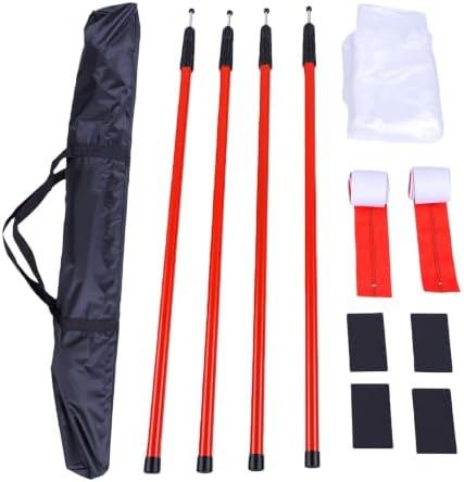 Fafeicy Dust Barrier Pole Kit, Adjustable Telescoping Poles 3 to 10 FT by Fafeicy