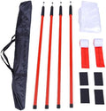 Fafeicy Adjustable Dust Barrier Pole Kit, 4 Pack by Fafeicy