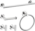 5 Pieces Brushed Nickel Bathroom Hardware Accessories Set, SUS304 Stainless by Meetuniquestylesandneeds