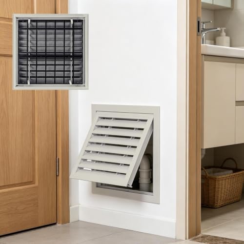 Dark Khaki Air Return Grille, Aluminum Access Panel by Unknown