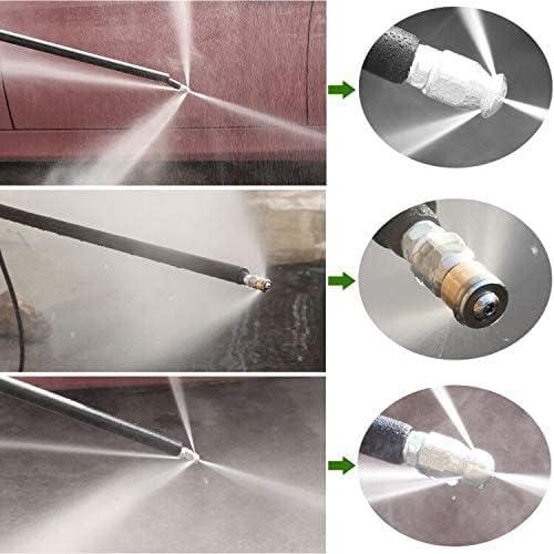 150FT Sewer Jetter Kit for Pressure Washer, 5800PSI Drain Cleaner Hose - Image 4