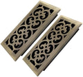 Howeall 4x10 Inches 2 Pack Heavy Duty Walkable Floor Register Easy Adjust Air by Howeall