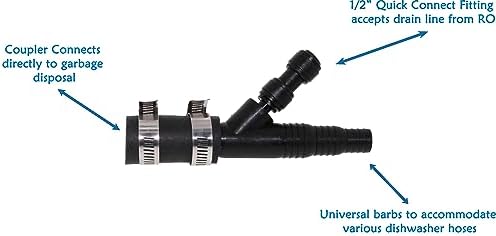 Neo-Pure RO Drain Adapter – 1/2", 3/4" and 7/8" Compatible Drain Line Connector - Image 6