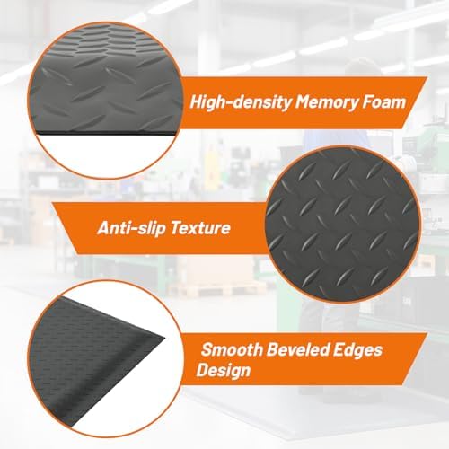 Nisorpa Anti Fatigue Mats Industrial 2' x 6' Ergonomic Standing Mat 15/16" - Image 4