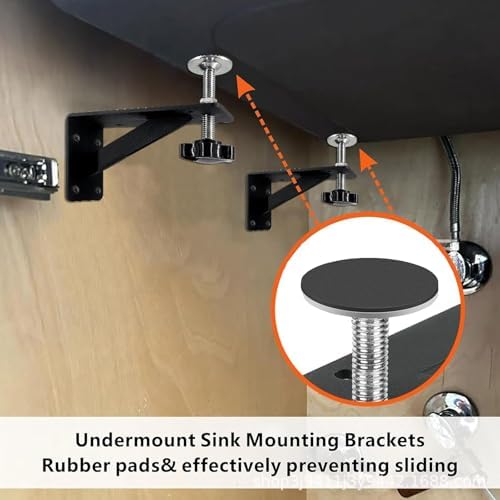4 Pcs Undermount Kitchen Sink Support - Image 5