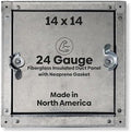 Best 14" x 14" Self-Stick Duct Access Door – 1" Fiberglass Insulated Steel HVAC by BestAccessDoors
