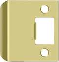 Deltana SPE225U3 Extended Lip Strike Plate; 2-1/4" Overall; Bright Brass Finish by Deltana