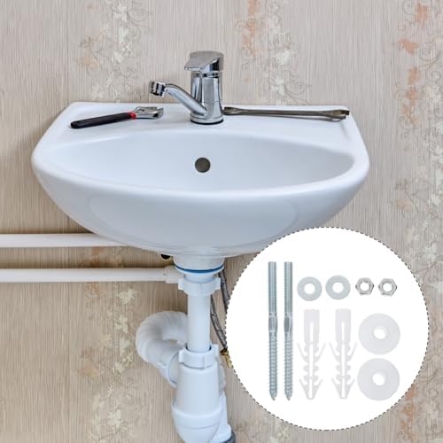 1set Heavy-Duty Basin Mounting Kit Secure Wall-Mount Sink Fixings Screws Bolts - Image 5