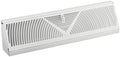 Rocky Mountain Goods 15-Inch Baseboard Register Vent- RoundFlow Design by Rocky+Mountain+Goods