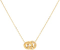 IBARA Women Gold Dianty Necklace Sun Crescent Moon Star Evil Eye Lock Lovely Heart Flower Butterfly Pearl Pendant Coin Necklaces 18K Gold CZ Diamond Filled Chain Boho Beach Simple Handmade Jewelry