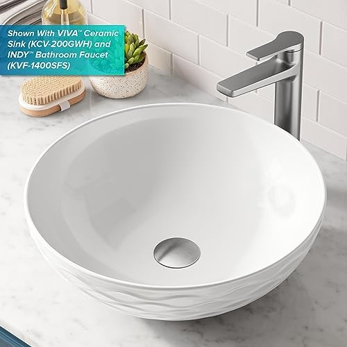 KRAUS Pop-Up Drain in Satin Nickel - Image 5
