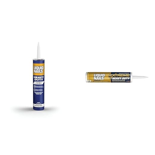 Liquid Nails Heavy Duty 10 oz Tan Construction Adhesive & Extreme Heavy Duty 10 by Unknown