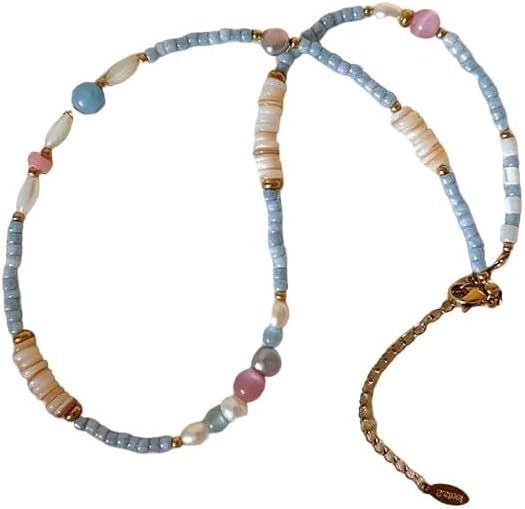 Boho Necklaces for Women, Vintage Pendant Necklaces Two Layers of Wear Choker, Adjustable Trendy Necklace Hippie Handmade Fashion Jewelry Accessories, Birthday Gifts