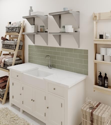 AmGood 12" X 16" Stainless Steel Wall Shelf | Metal Shelving | Garage, Utility - Image 7