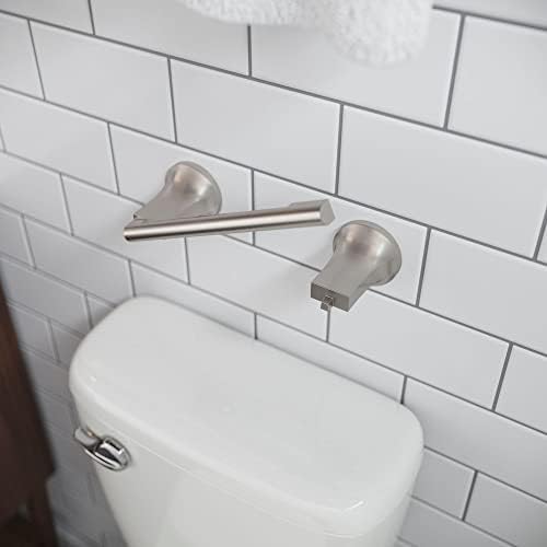 Pfister Pfirst Modern Wall Mount Toilet Paper Holder Nickel BPHPFM0GS - Image 3