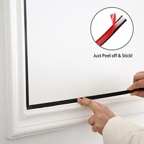 Trimold Matte Black Molding Trim, Peel and Stick Mirror Border Design, Flexible - Image 3