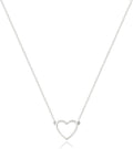 Zeffy Dainty Gold Heart Necklace for Women Trendy 14K Gold/Silver Plate Cute Heart Pendant Choker Necklaces Gold Love Heart Chain Necklace for Women Dainty Gold Jewelry Gifts for Women