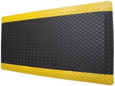 Rhino Mats DTT24BYX18 Diamond Plate Ant-Fatigue Mat, 2-Sides Yellow, 2 FT. x 18 - Image 5