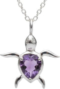 925 Sterling Silver Animal Pendant Necklace Collection for Women | Handmade Natural Gemstone Jewelry | Cat, Bee, Turtle & Bug Designs | Hypoallergenic Silver Necklace Gift for Her